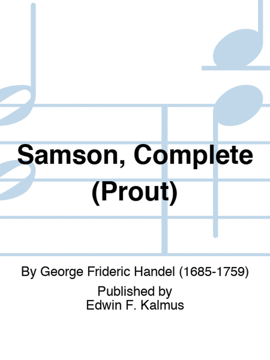 Samson, Complete (Prout)