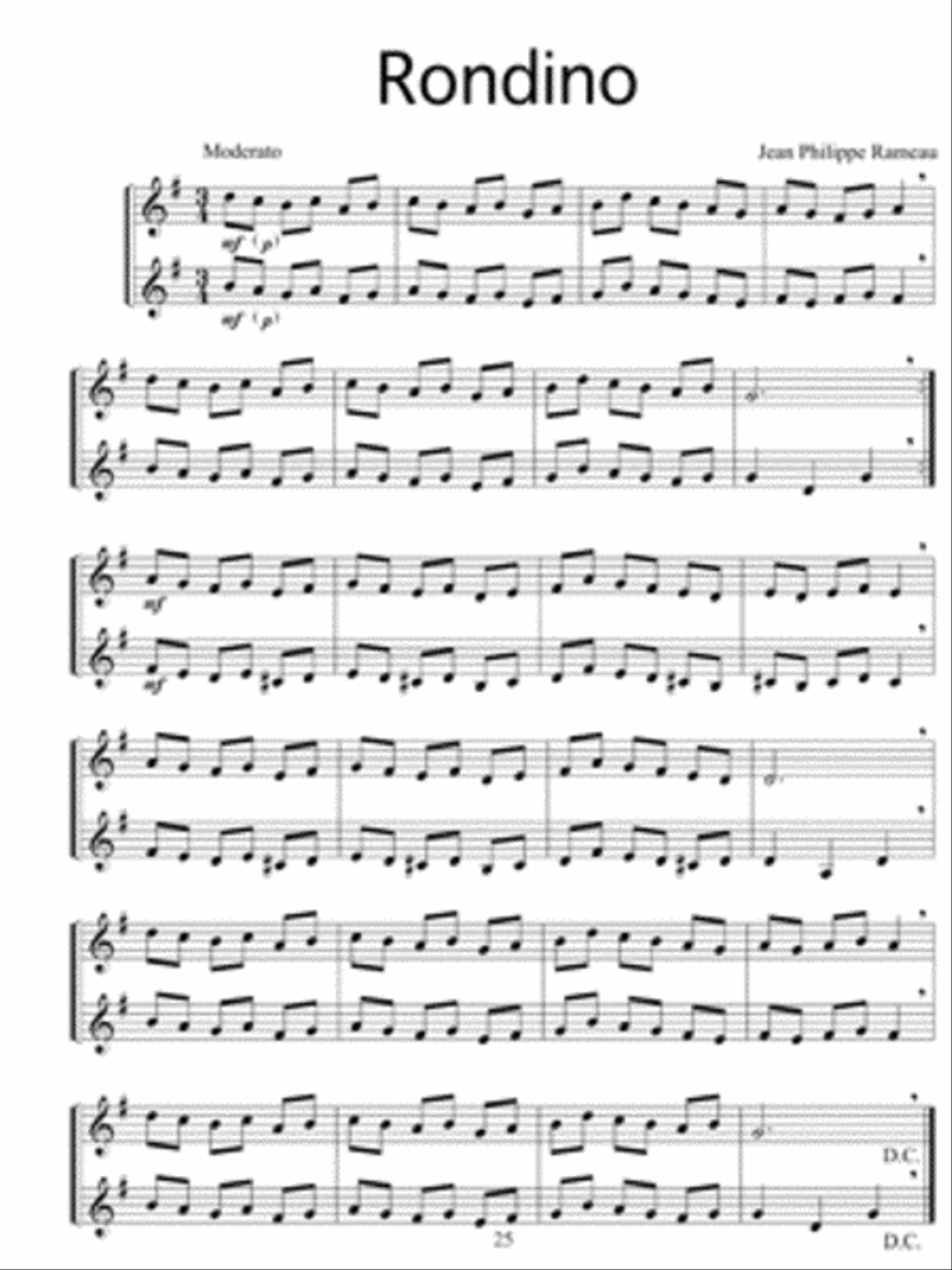 Easy Duets for Trumpet Trumpet Duet scores gallery preview page 2