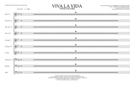 Viva La Vida - Wind Score