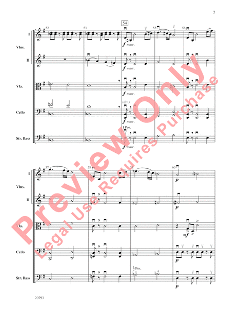 The Idylls of Pegasus String Orchestra scores gallery preview page 8