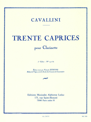 30 Caprices, For Clarinet (2)