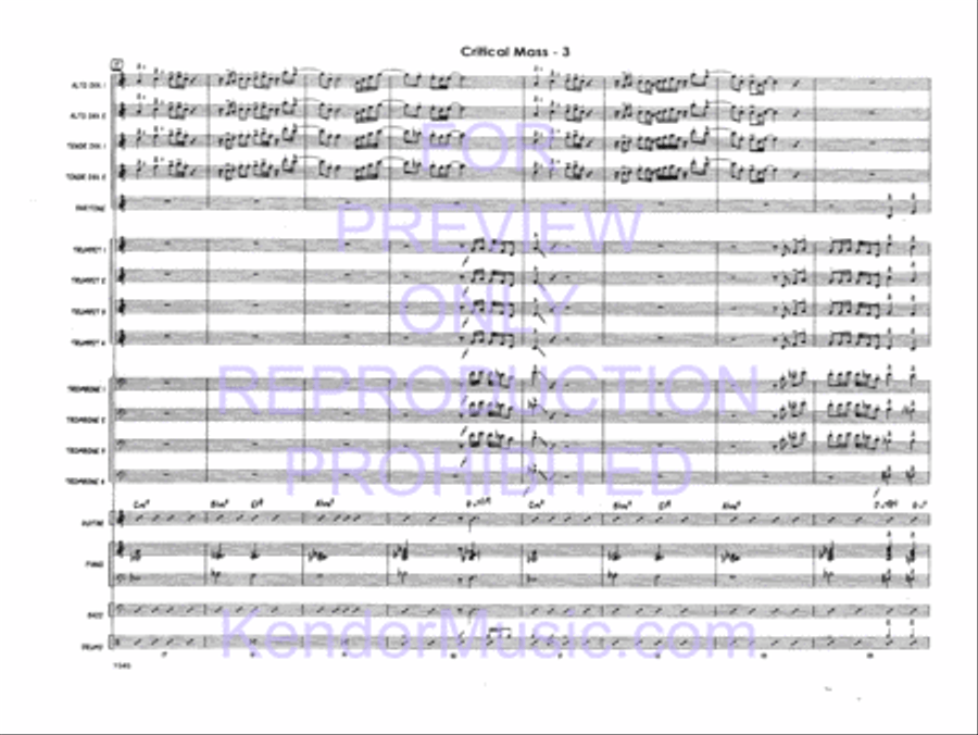 Critical Mass Critical Mass Jazz Ensemble scores gallery preview page 5