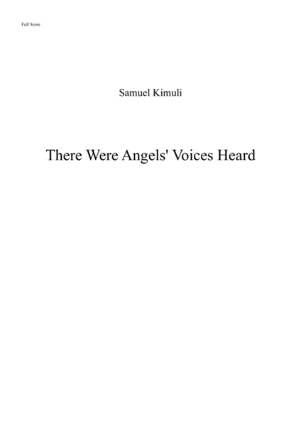There Were Angels' Voices
