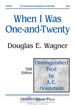 Book cover for When I Was One-and-Twenty