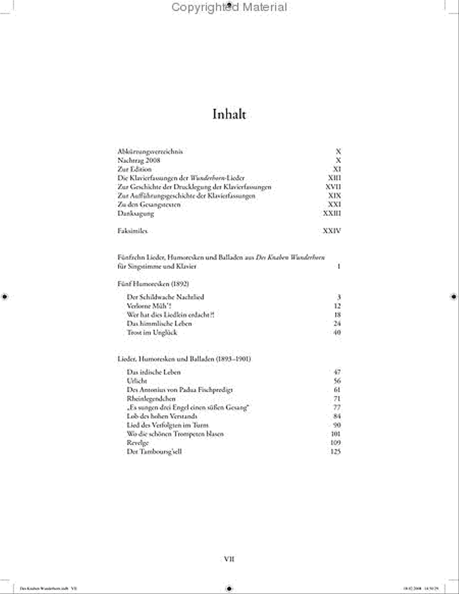 Fünfzehn Lieder, Humoresken Und Balladen Aus 