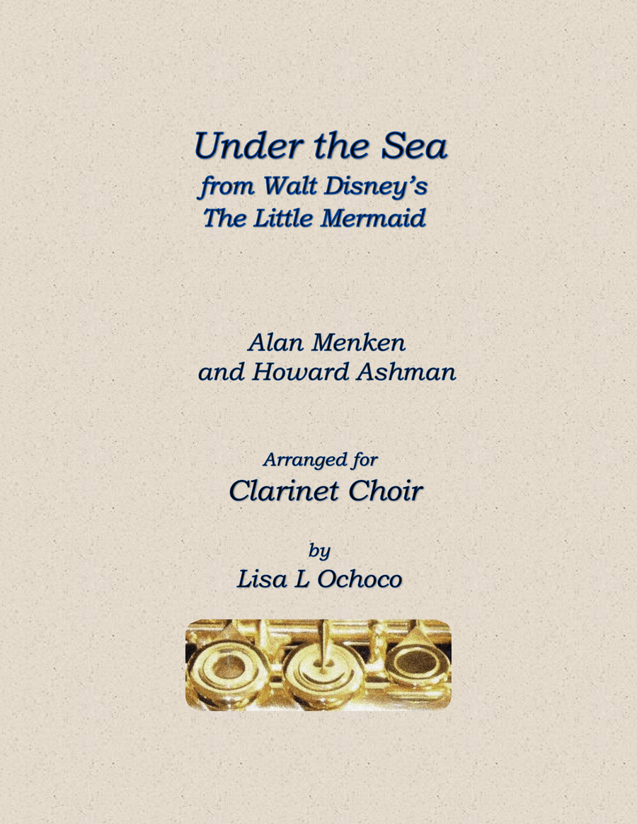 Under The Sea Clarinet Choir scores gallery preview page 1