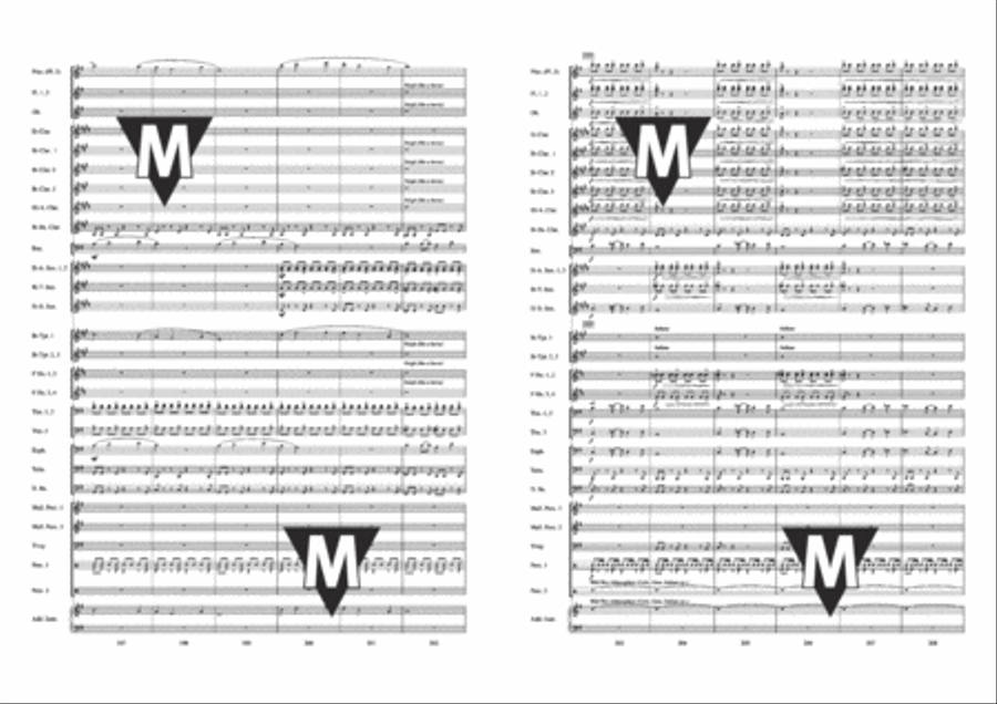 Around the World in 80 Days Concert Band scores gallery preview page 20