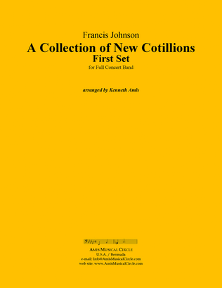 A Collection of New Cotillions First Set - STUDY SCORE ONLY