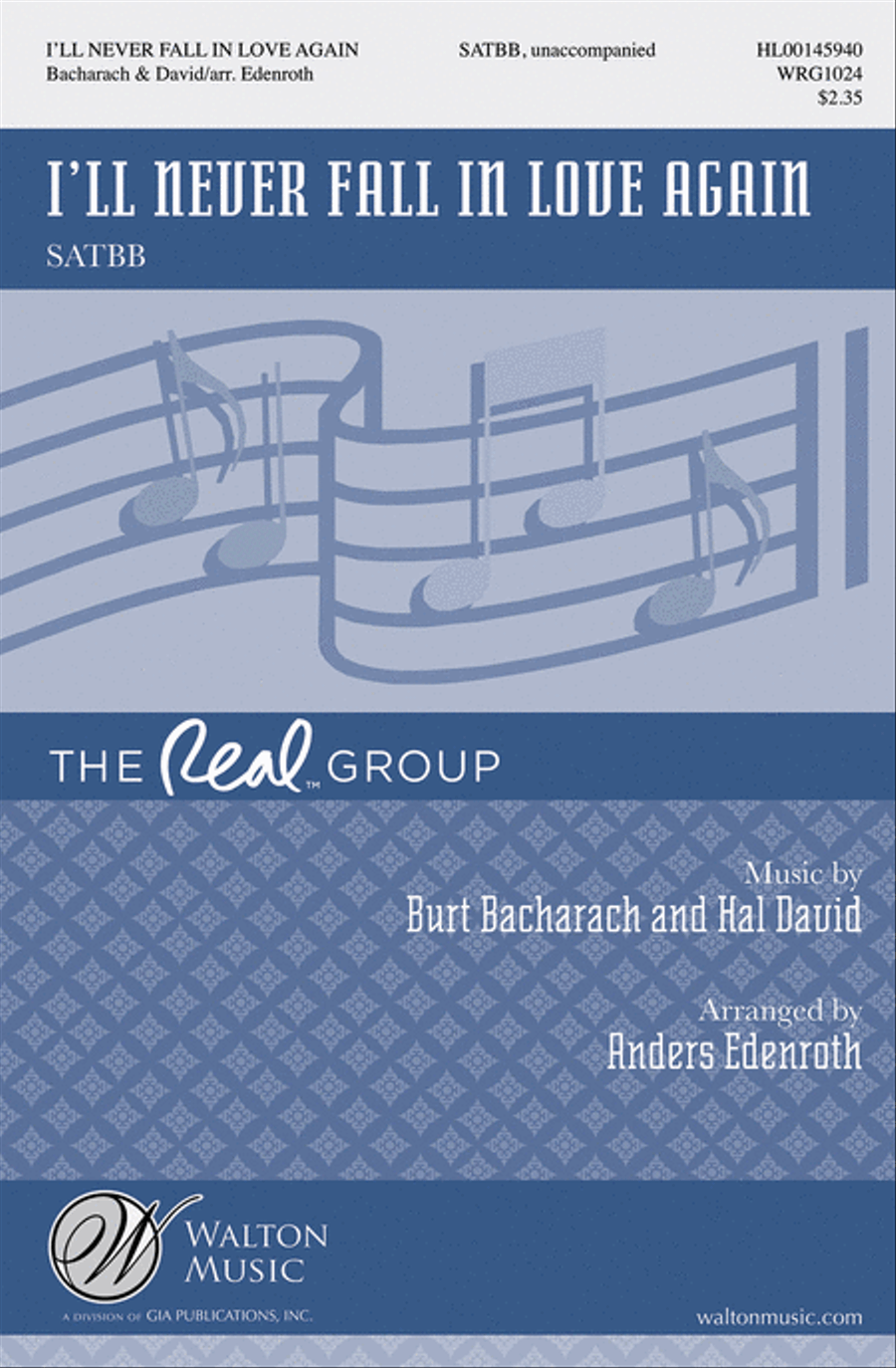 I'll Never Fall in Love Again Choir scores gallery preview page 1