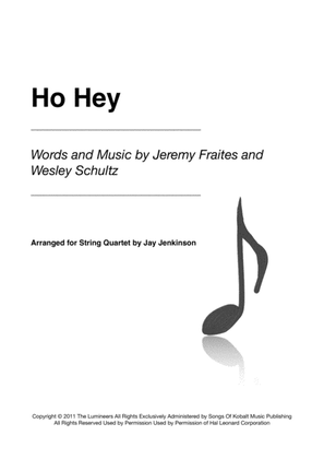 Book cover for Ho Hey