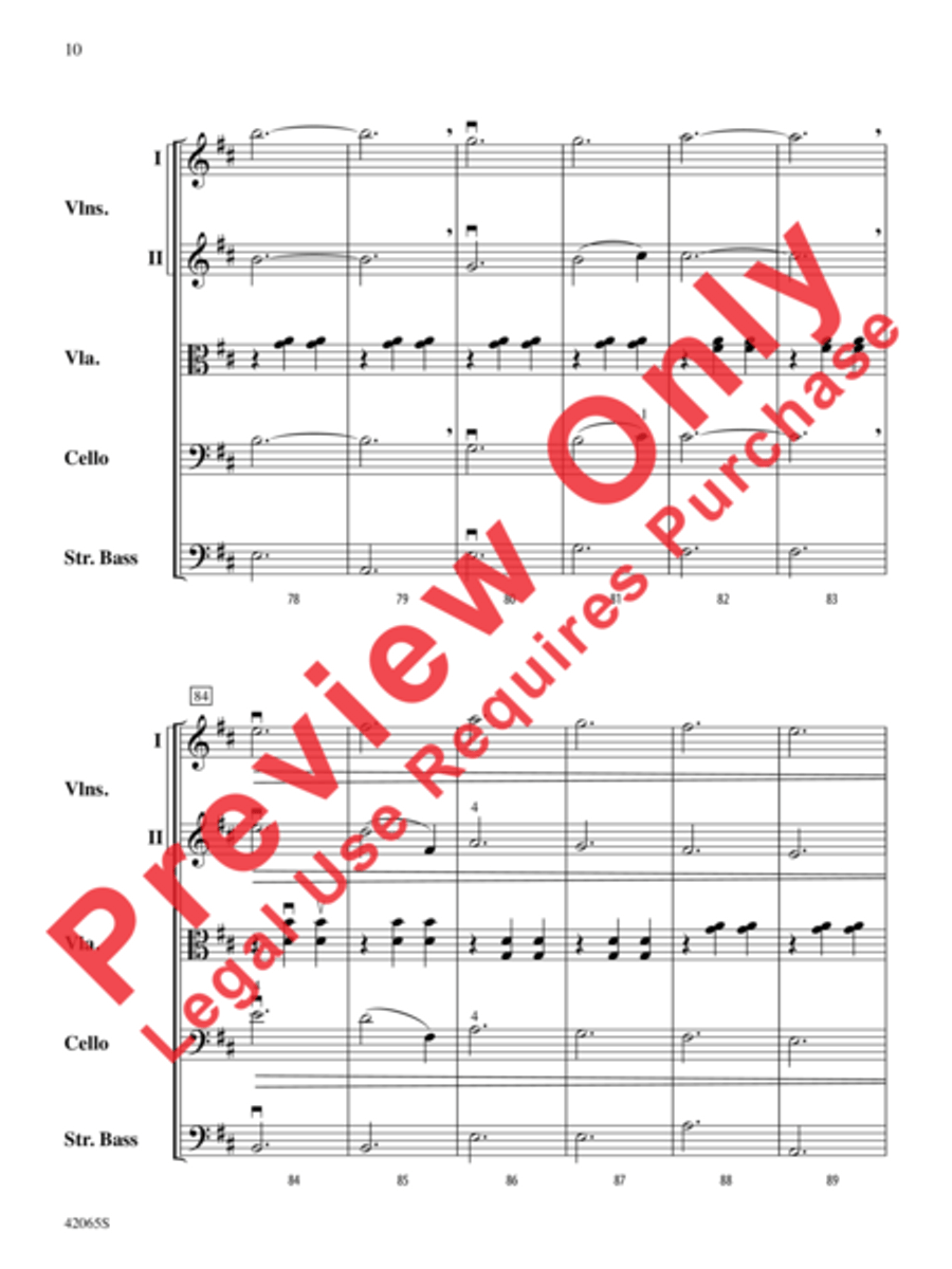 Les Patineurs String Orchestra scores gallery preview page 11