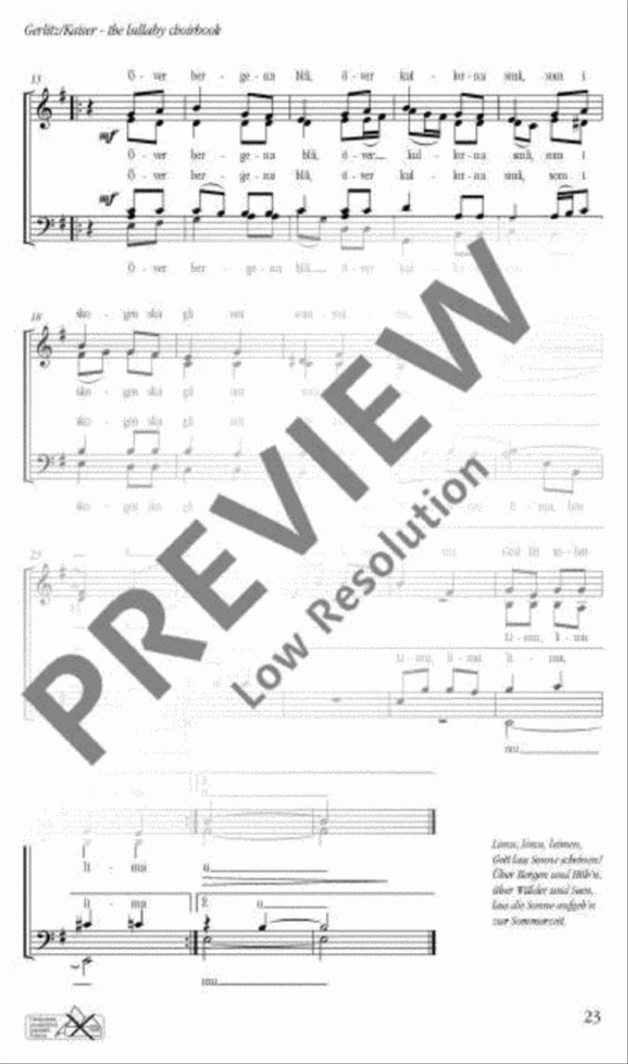 Limu, limu lima 4-Part scores gallery preview page 3