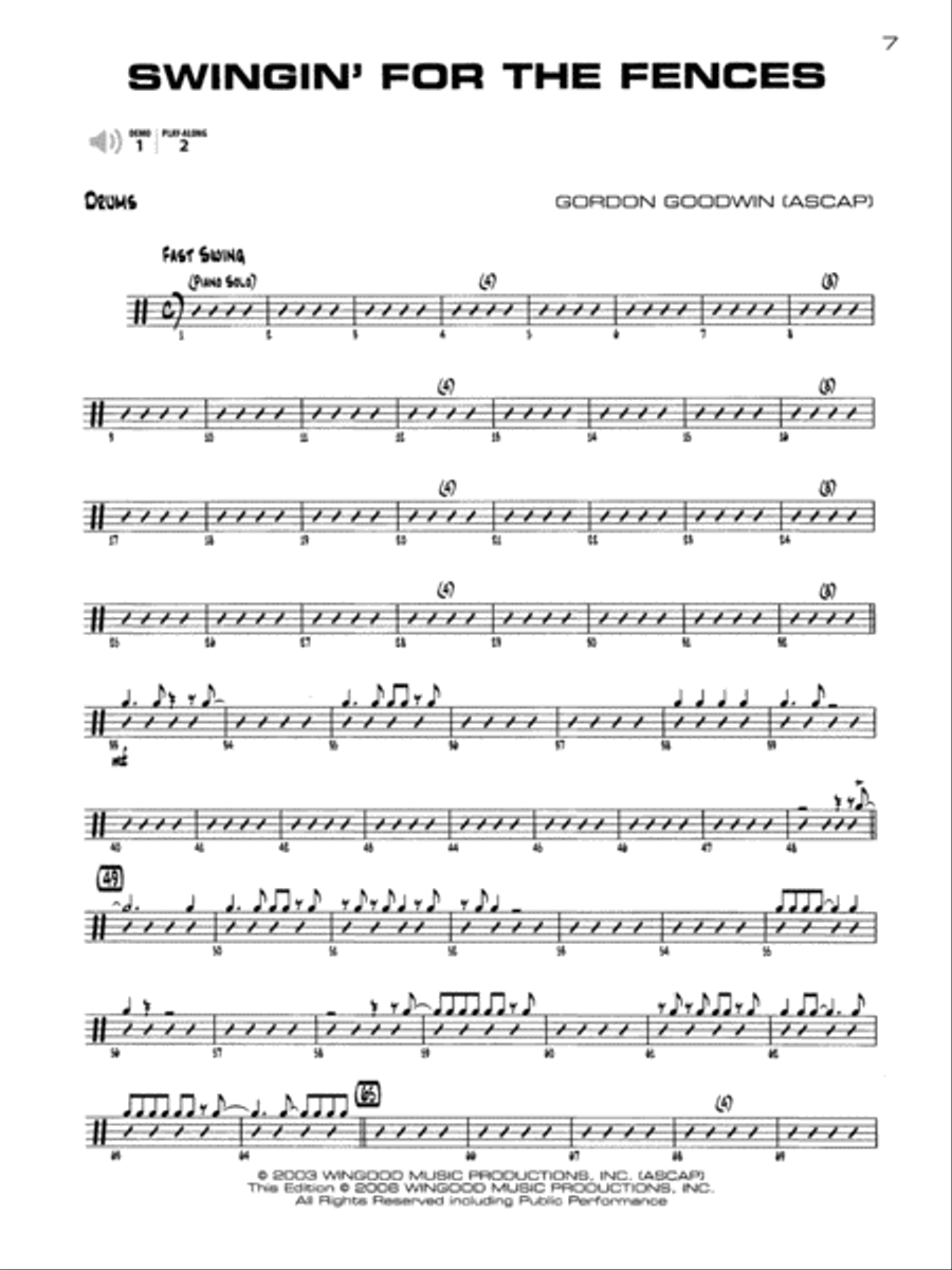 Big Phat Band - Drums Drum Set scores gallery preview page 3