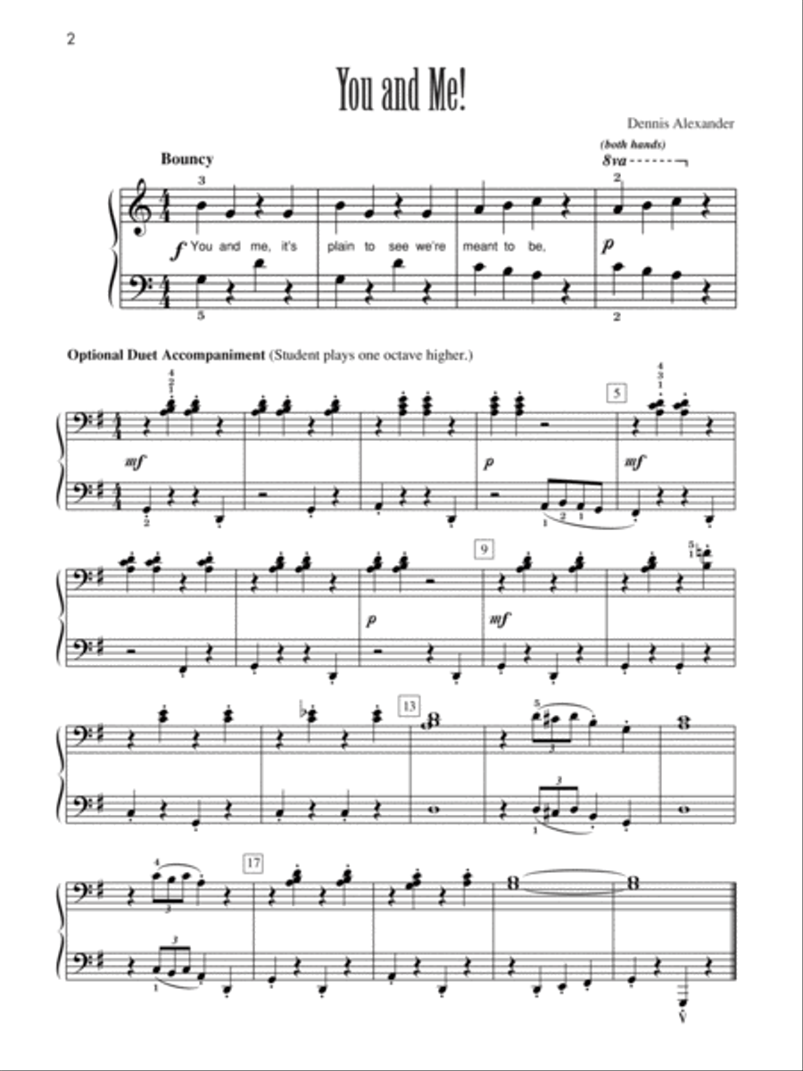 The Best of Dennis Alexander, Book 1 Easy Piano scores gallery preview page 8