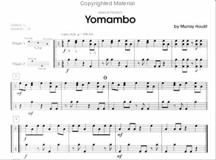 Yomambo Yomambo Percussion scores gallery preview page 2