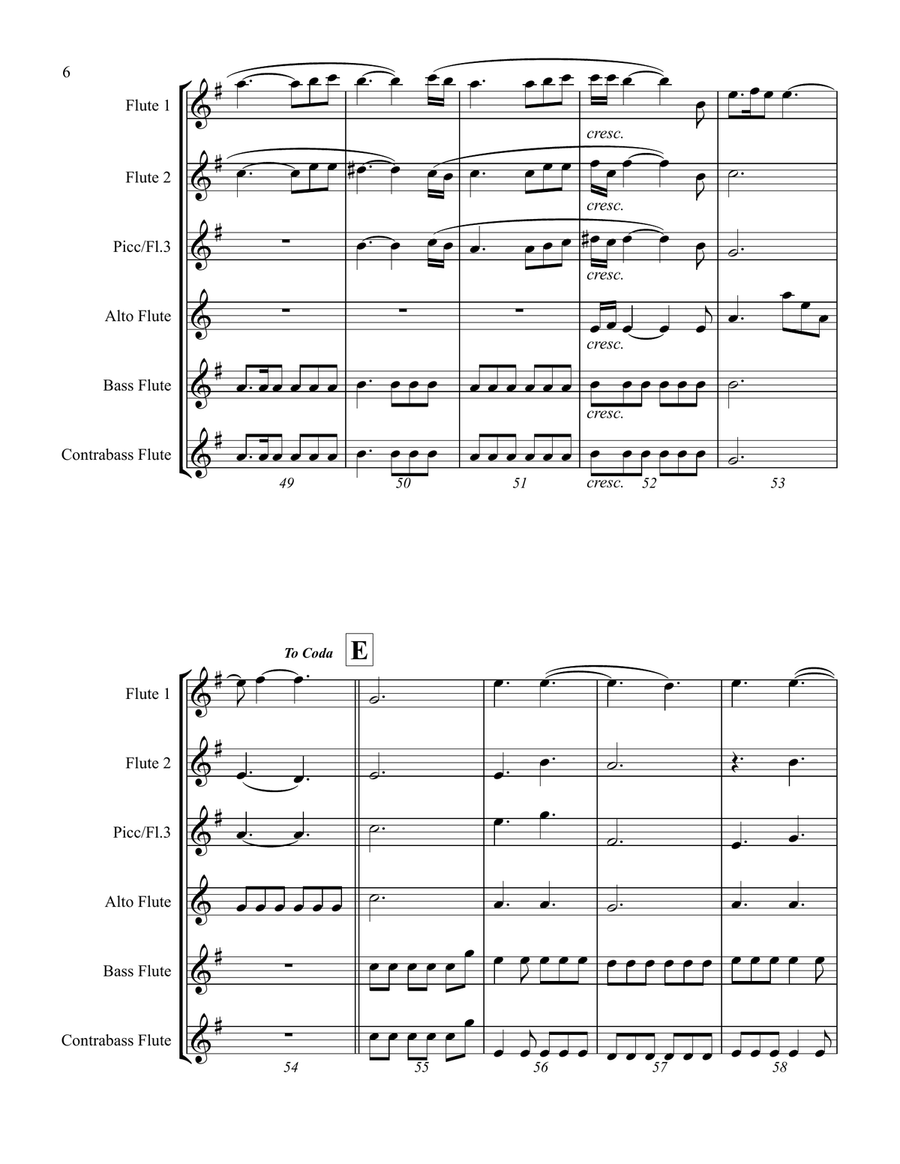Nights In White Satin Woodwind Ensemble scores gallery preview page 6
