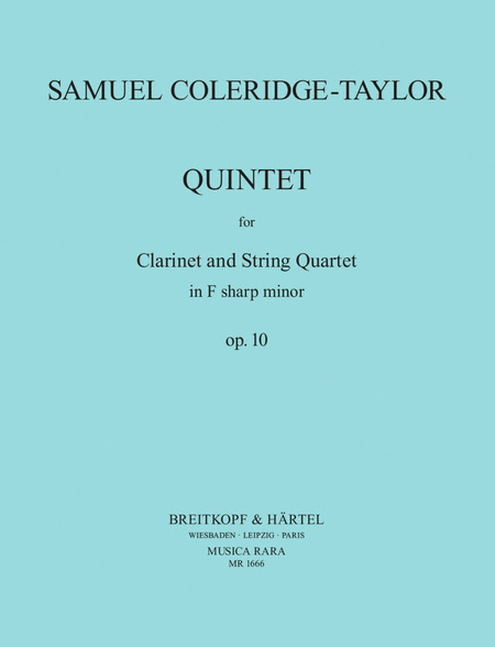 Quintett in fis-moll op. 10