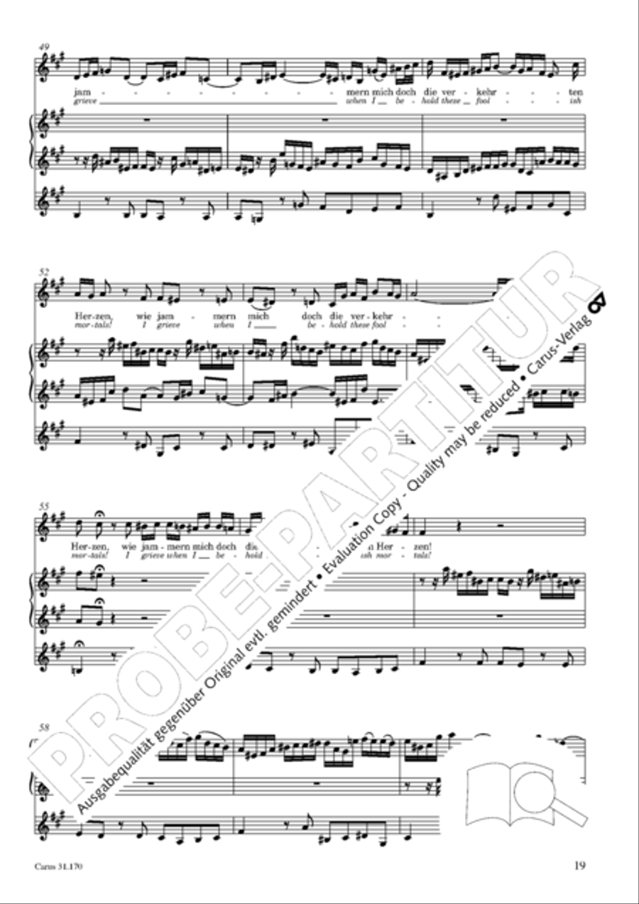 O blessed rest, o welcome heart's delight (Vergnugte Ruh, beliebte Seelenlust) Orchestra scores gallery preview page 20