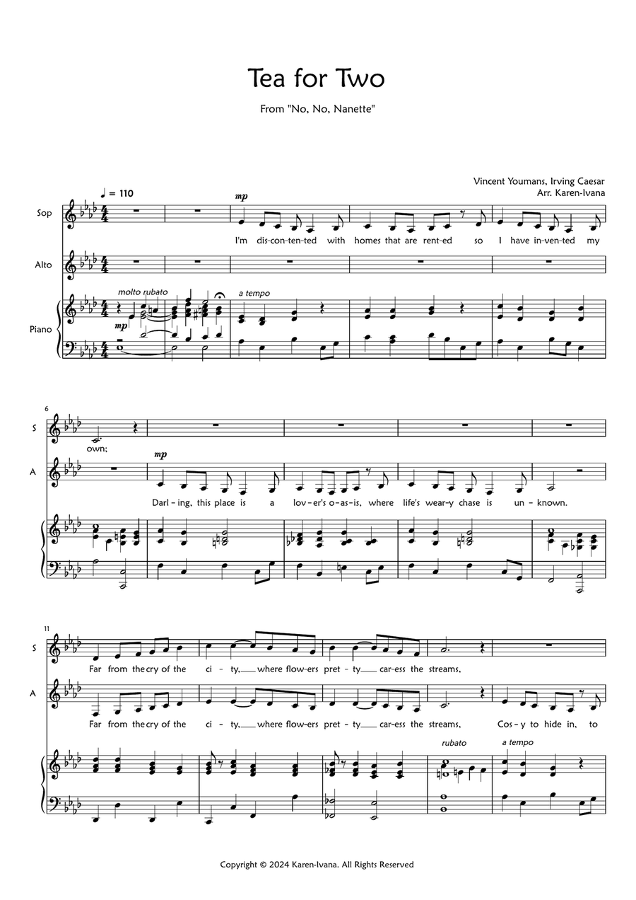 Tea for Two SA scores gallery preview page 1