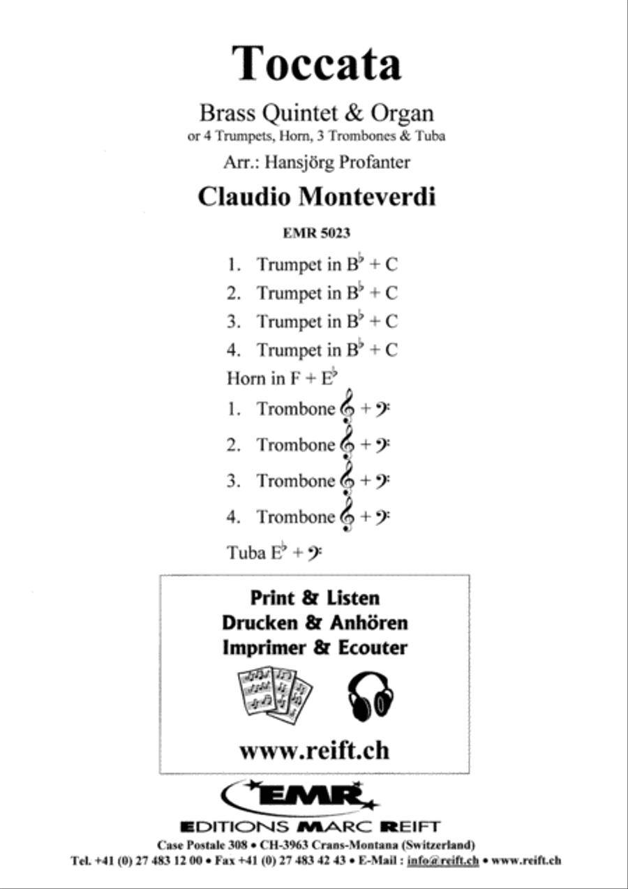 Toccata Toccata Brass Ensemble scores gallery preview page 2