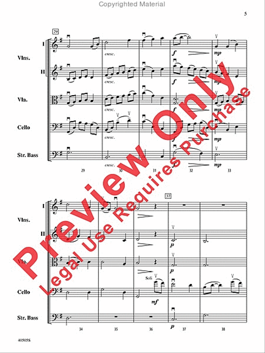 A Fiddler's Fancy String Orchestra scores gallery preview page 5