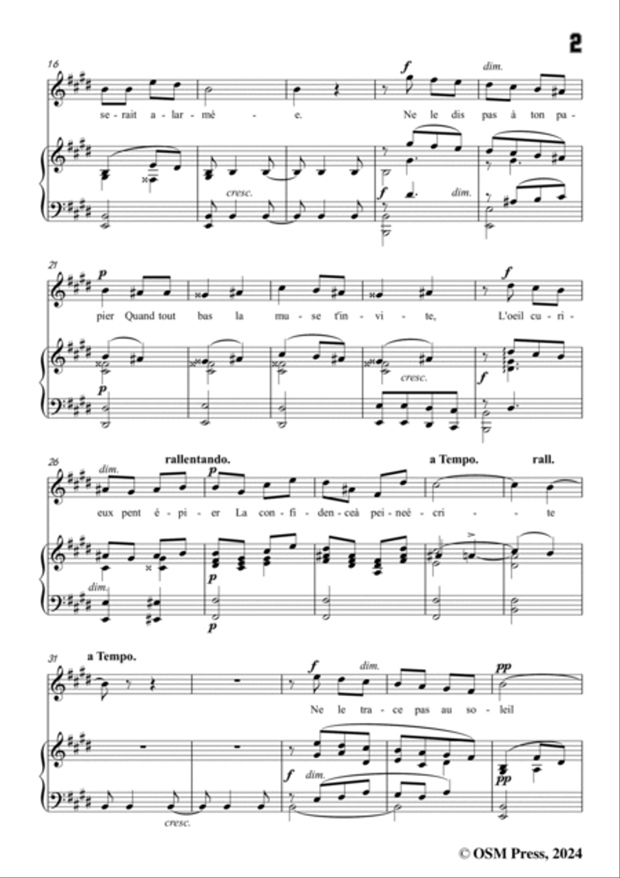 B. Godard-Discrétion,in E Major,Op.8 No.4 Voice scores gallery preview page 3