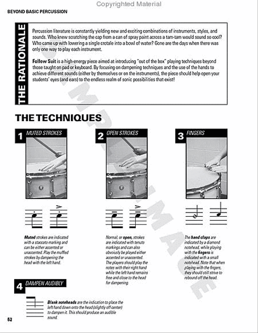 Beyond Basic Percussion Percussion scores gallery preview page 64