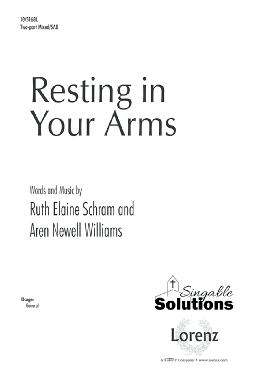 Resting in Your Arms 2-Part scores gallery preview page 1