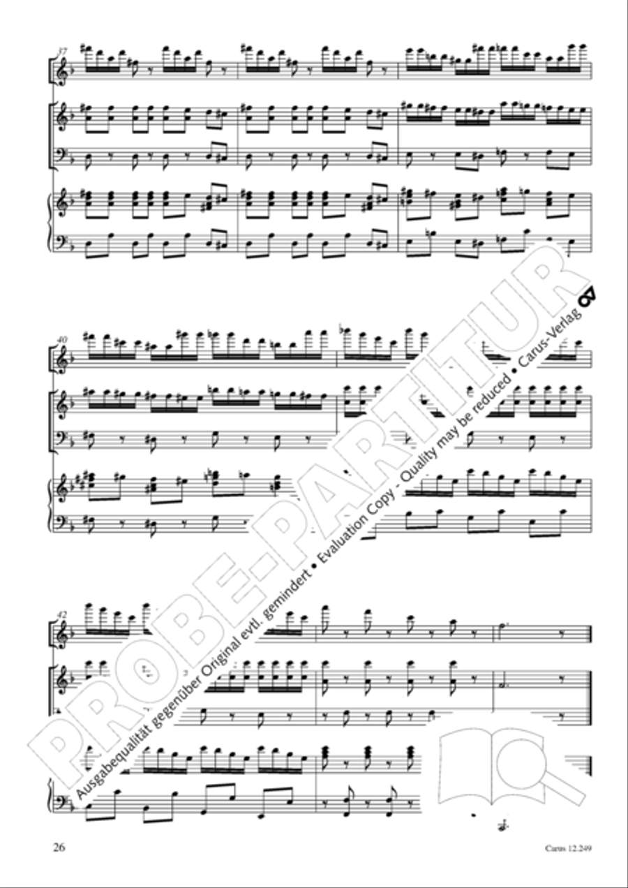 Mause in der Michaelskirche 4-Part scores gallery preview page 27