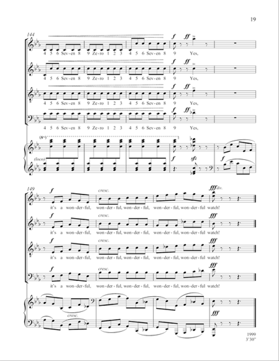 The Digital Wonder Watch The Digital Wonder Watch 4-Part scores gallery preview page 21