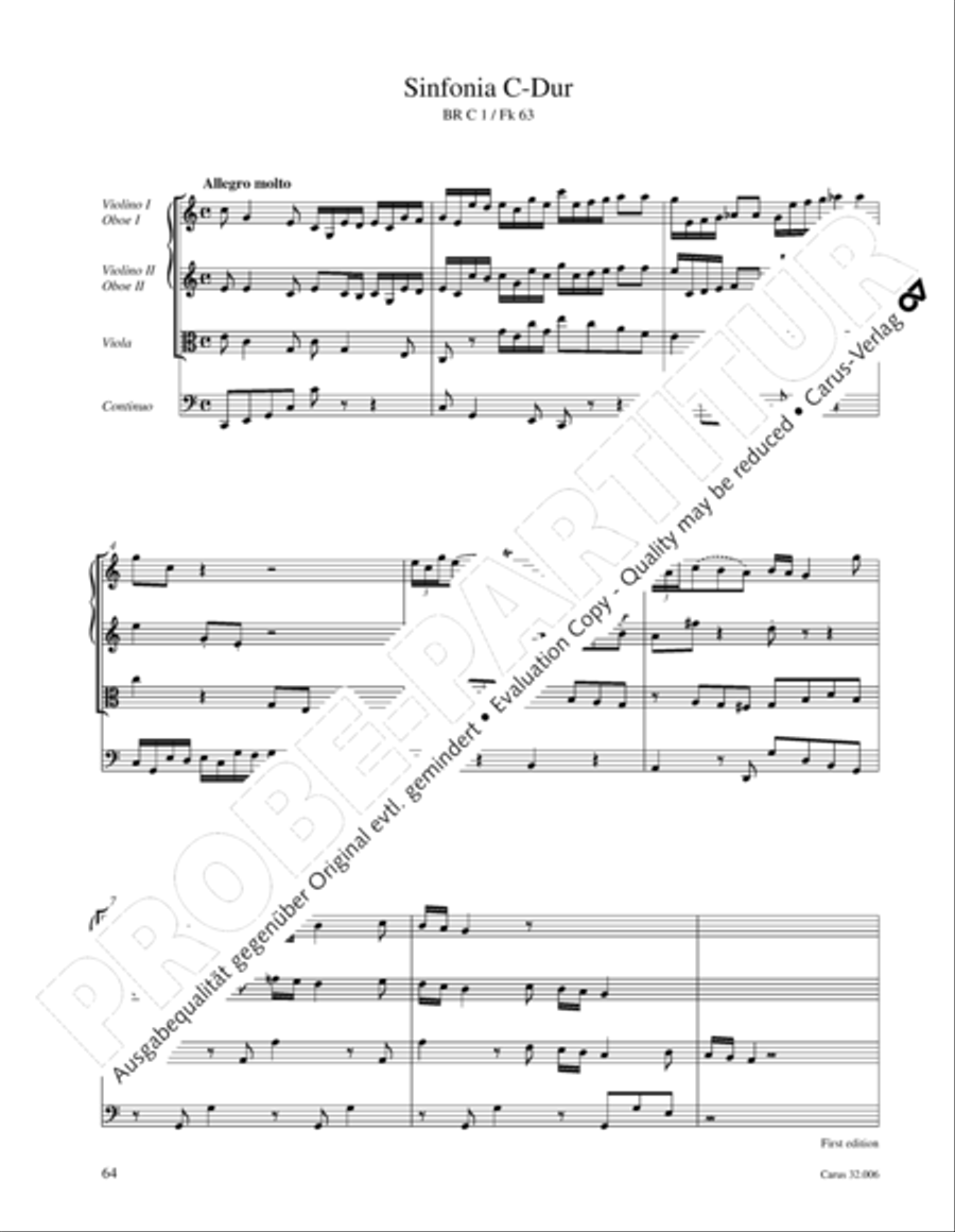 Gesamtausgabe Band 6 (Orchestermusik III: Sinfonien) Orchestra scores gallery preview page 81