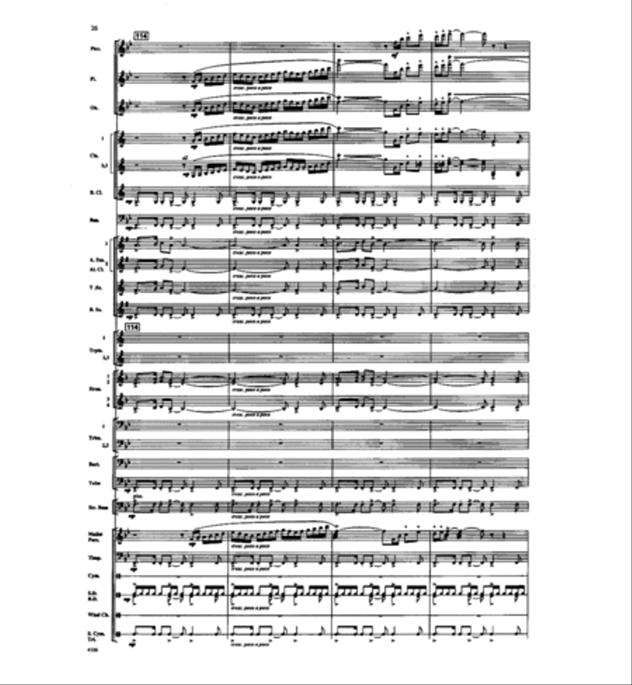 Of A Distant Star Concert Band scores gallery preview page 25