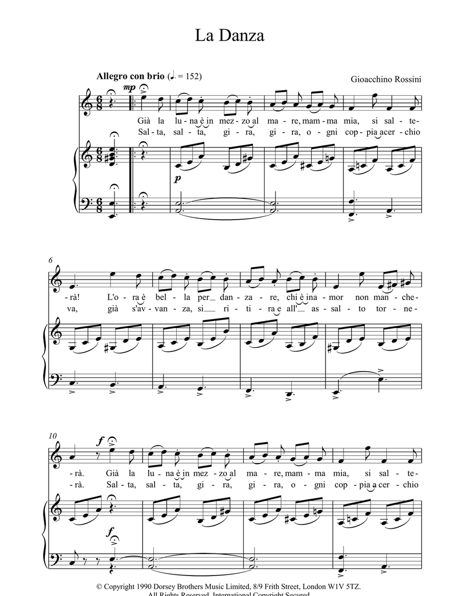 LaDanza LaDanza Piano, Vocal, Guitar scores gallery preview page 1