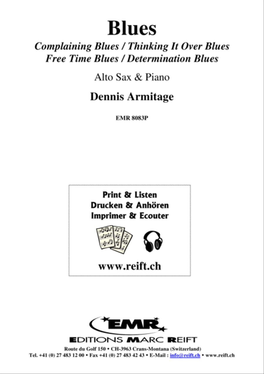 Blues Alto Saxophone scores gallery preview page 2