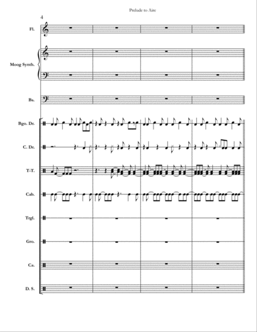 Prelude To Aire Small Ensemble scores gallery preview page 4