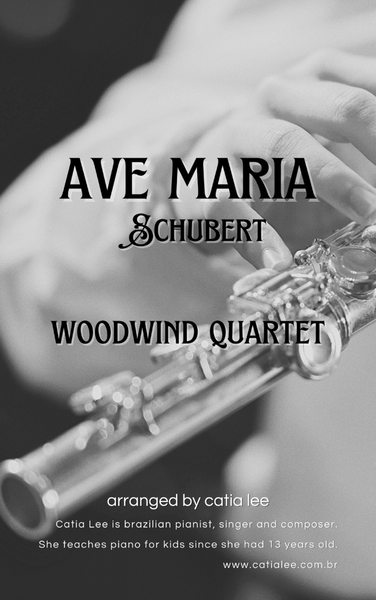 Ave Maria - Schubert - Woodwind Quartet with chords image number null