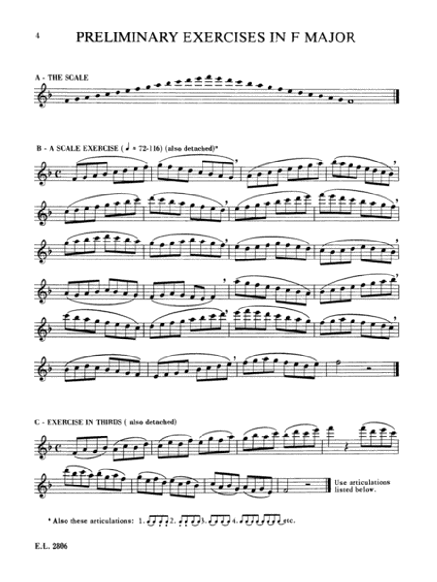 Practical Studies for Flute, Book 1 Flute scores gallery preview page 2