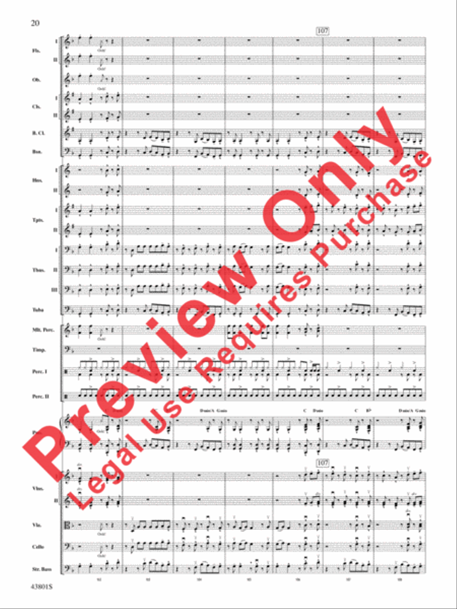 Bruno Mars' Greatest Hits Full Orchestra scores gallery preview page 21