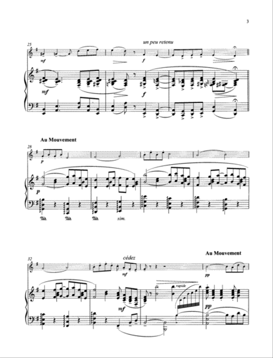 Pavane pour une infante défunte Piano Accompaniment scores gallery preview page 3