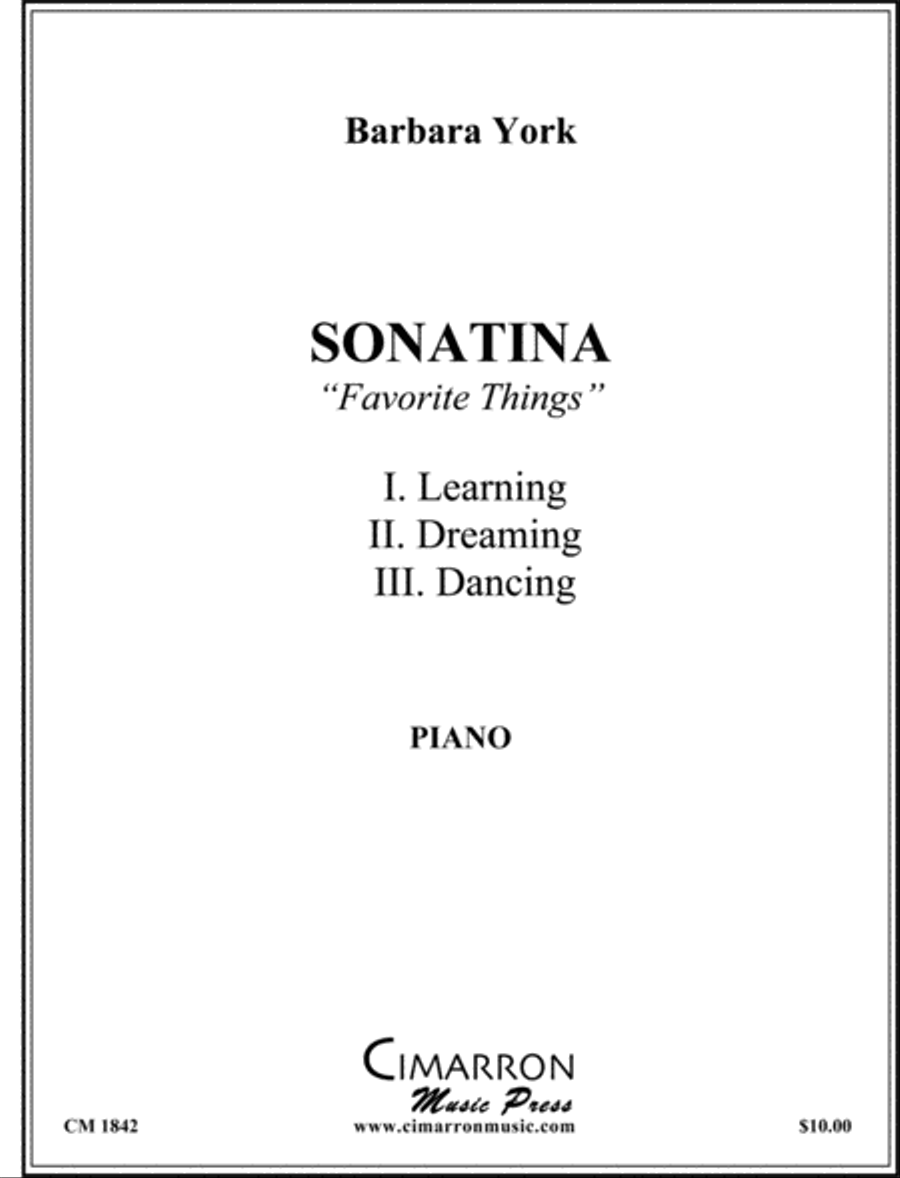 Sonatina Sonatina Piano Solo scores gallery preview page 1