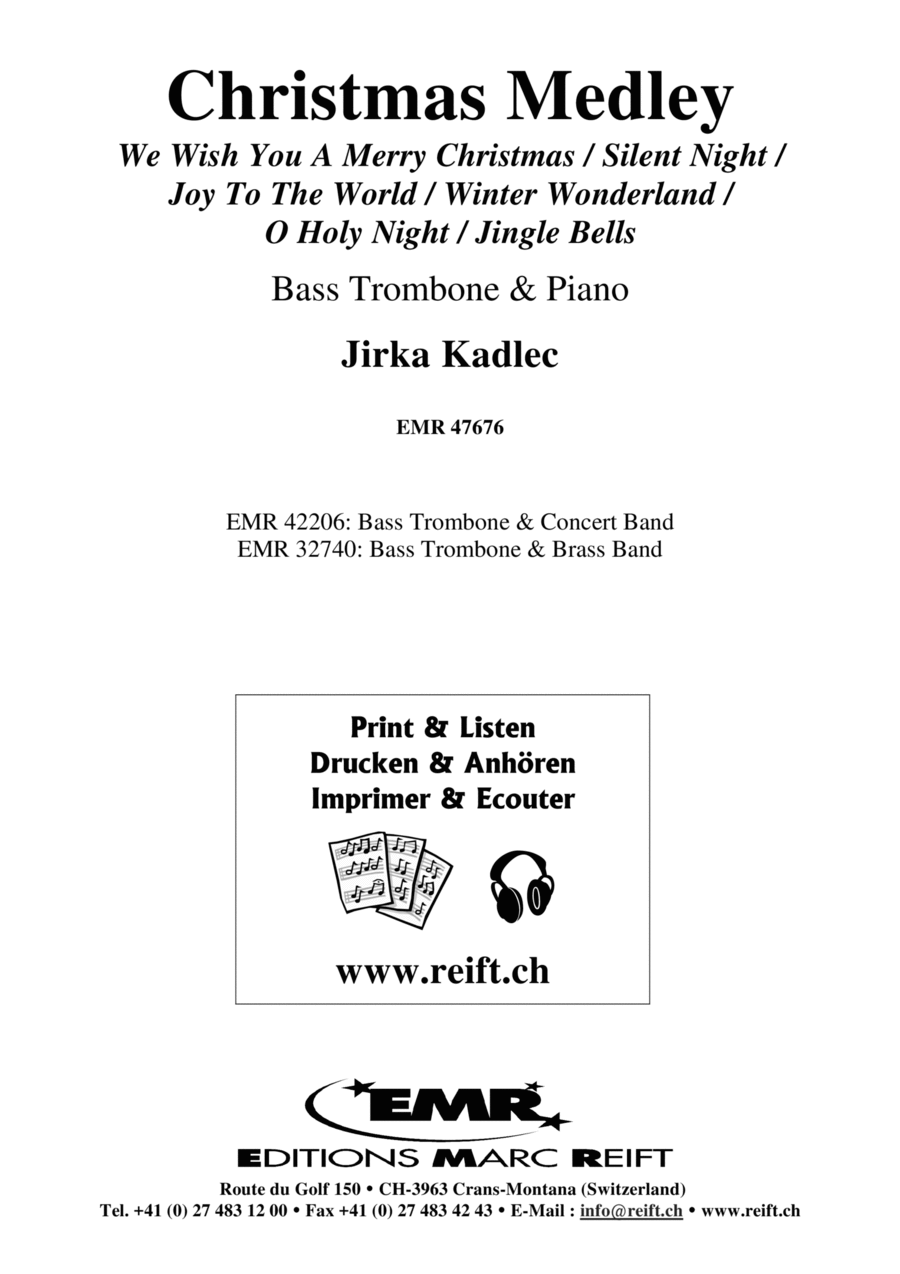 Christmas Medley Trombone scores gallery preview page 1