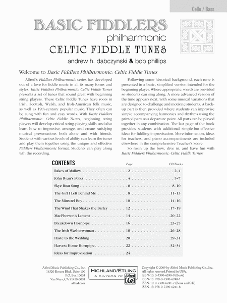 Basic Fiddlers Philharmonic Celtic Fiddle Tunes