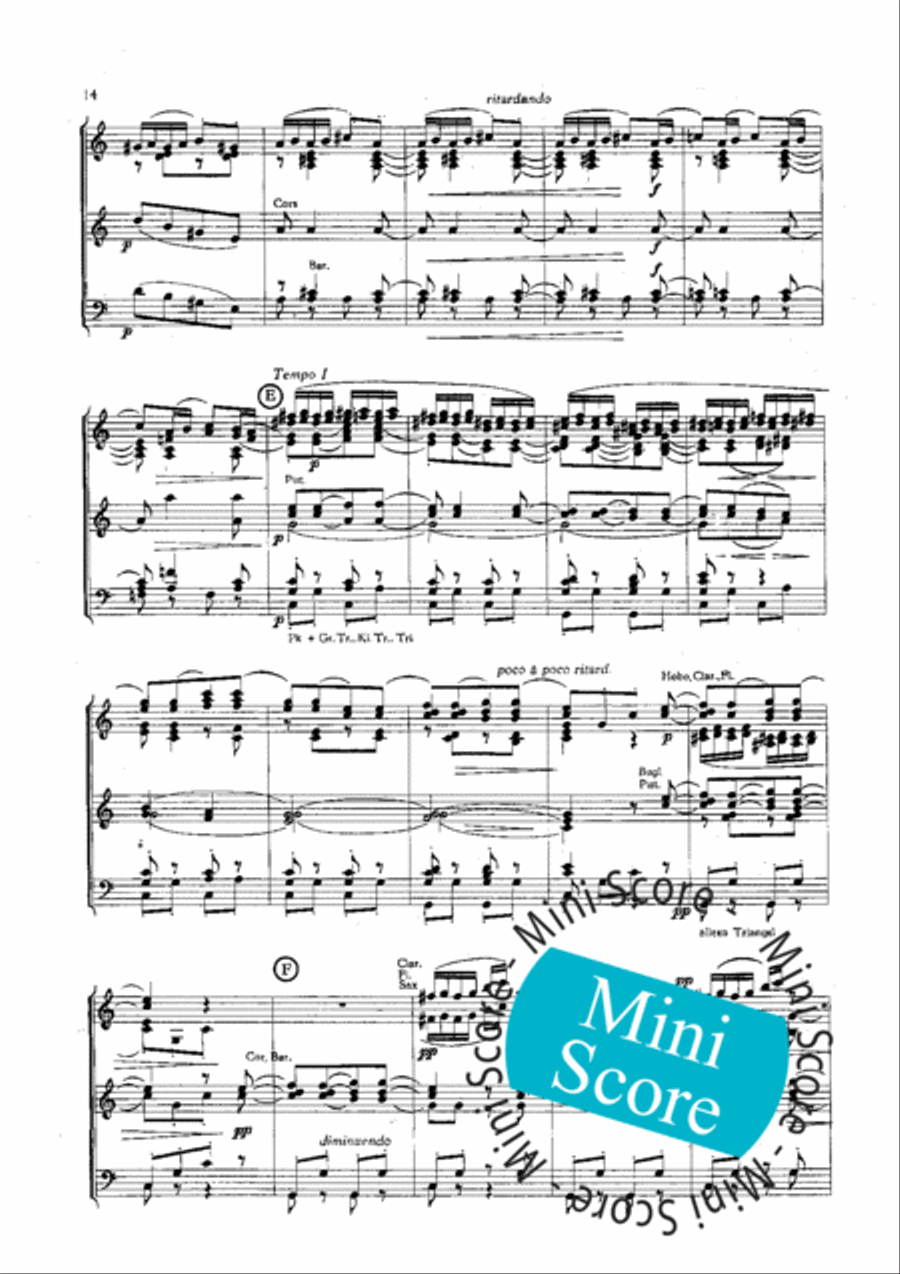 Slavische Dansen No 1,6 en 8 Concert Band scores gallery preview page 16