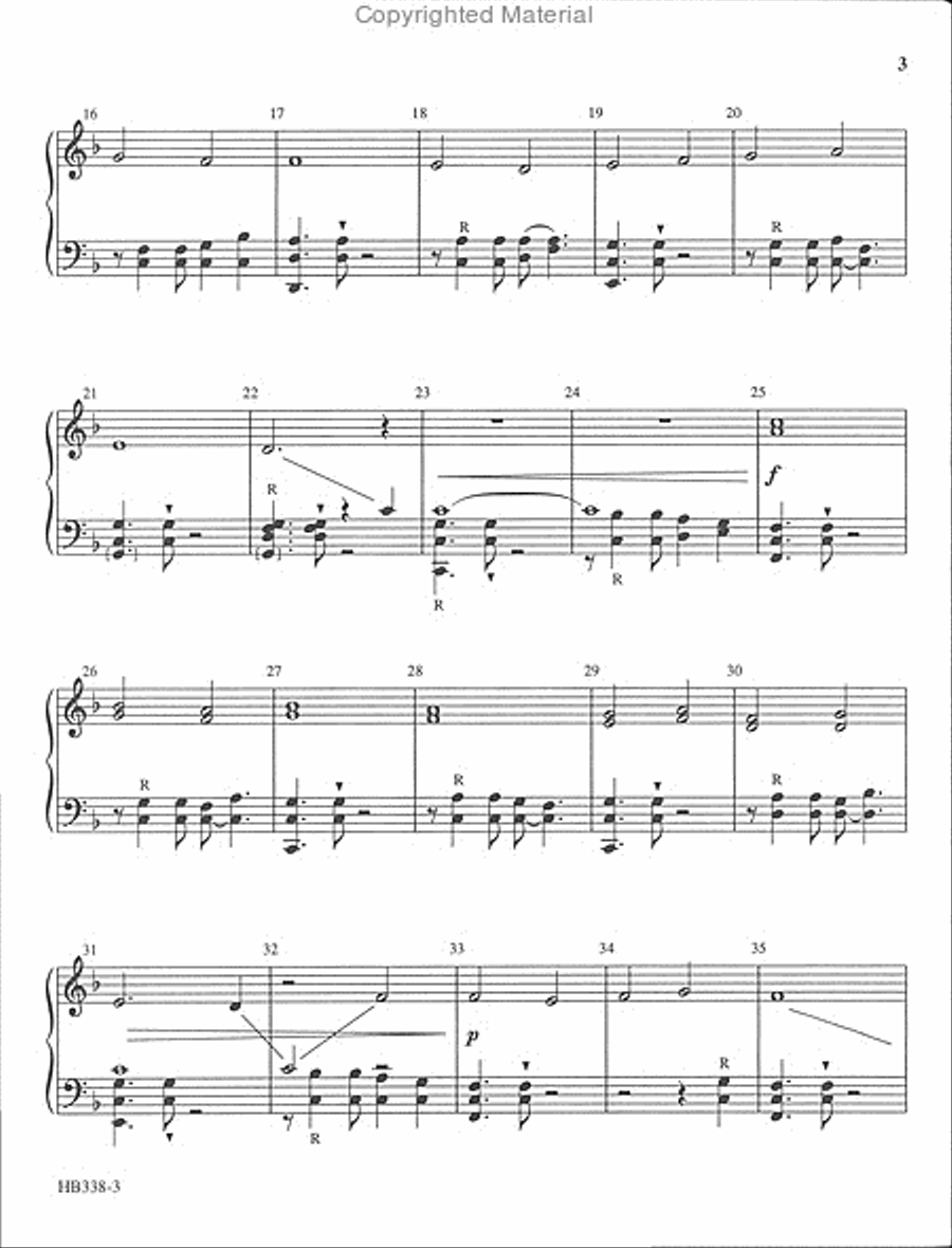 O Come, All Ye Faithful - full score and parts for string quartet Choir scores gallery preview page 3