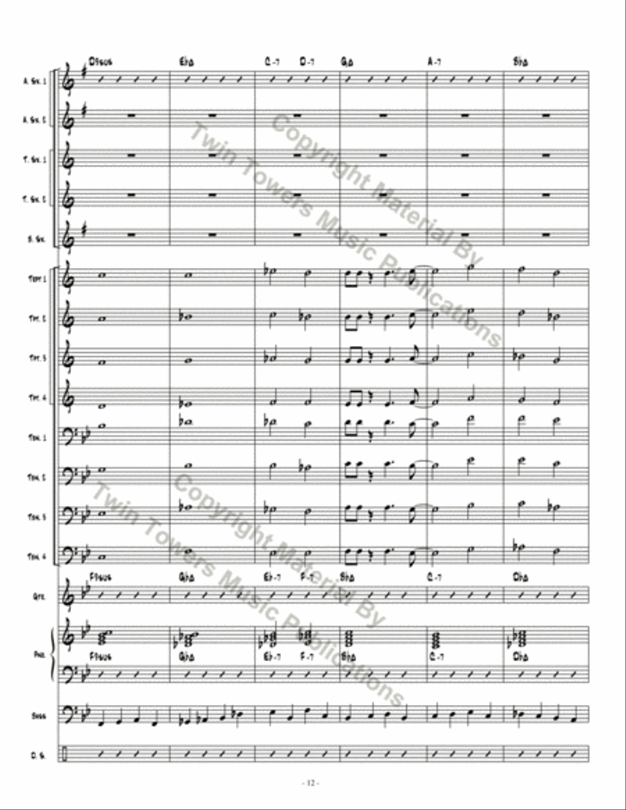 Ice is Nice Jazz Ensemble scores gallery preview page 13