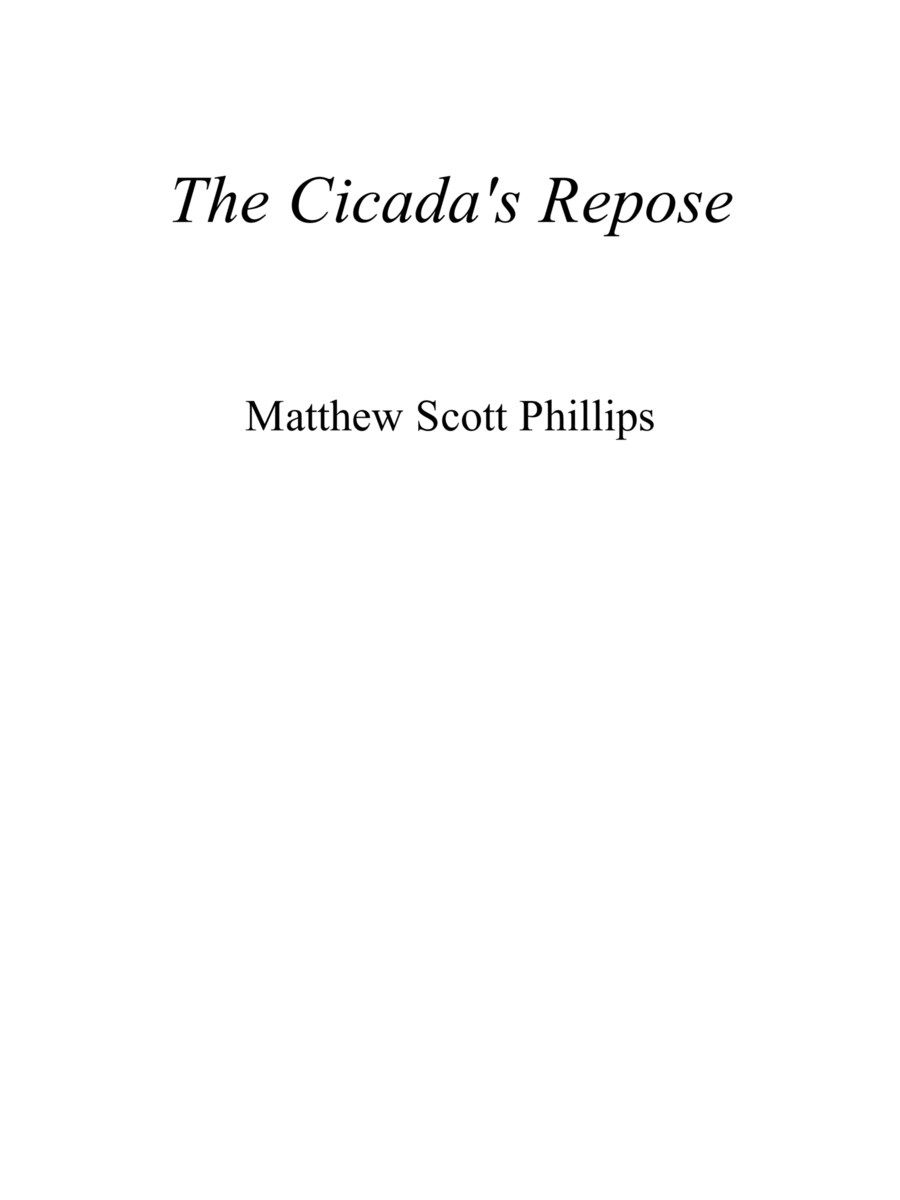 The Cicada's Repose Violin Solo scores gallery preview page 1