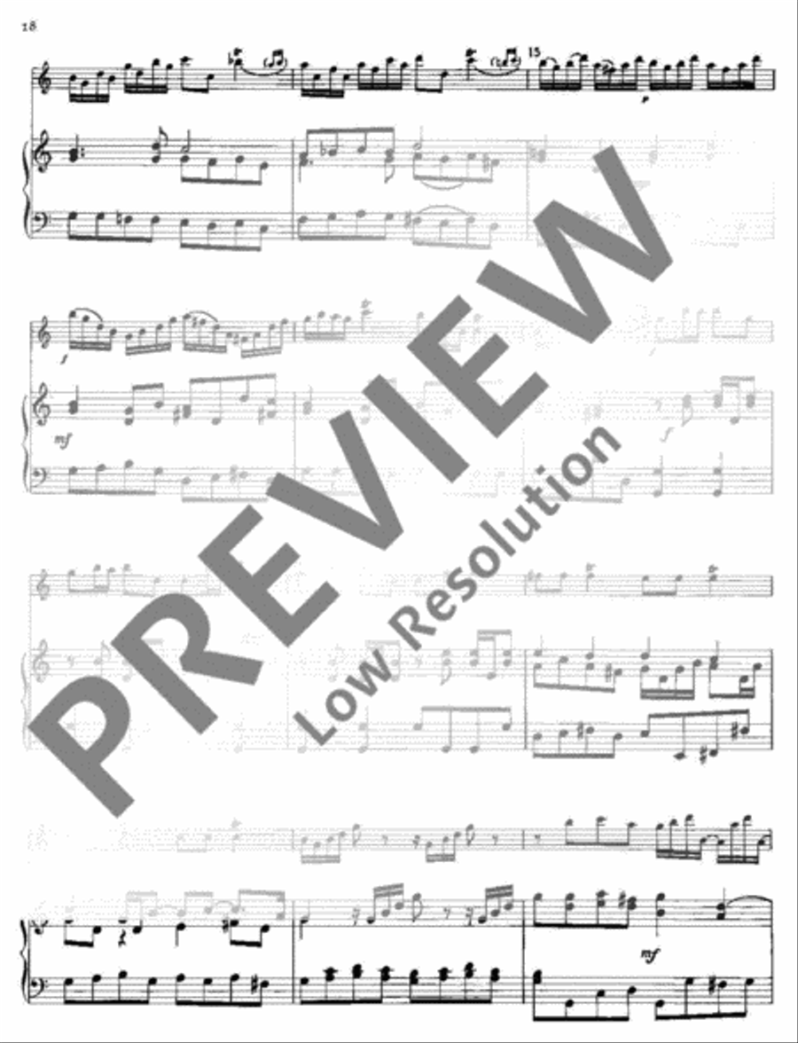 Concerto C major Piccolo scores gallery preview page 19