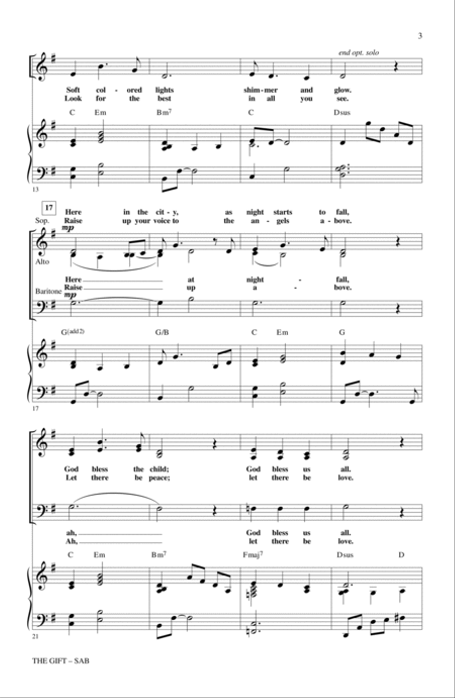 The Gift 3-Part scores gallery preview page 2