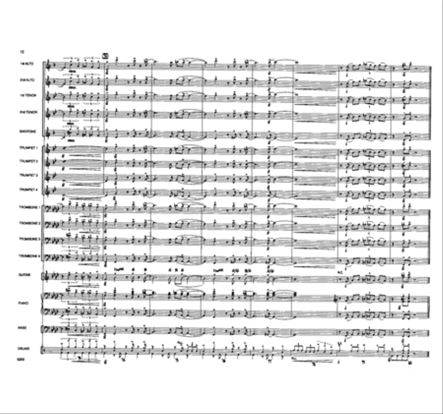 Abracadabra! Abracadabra! Jazz Ensemble scores gallery preview page 11