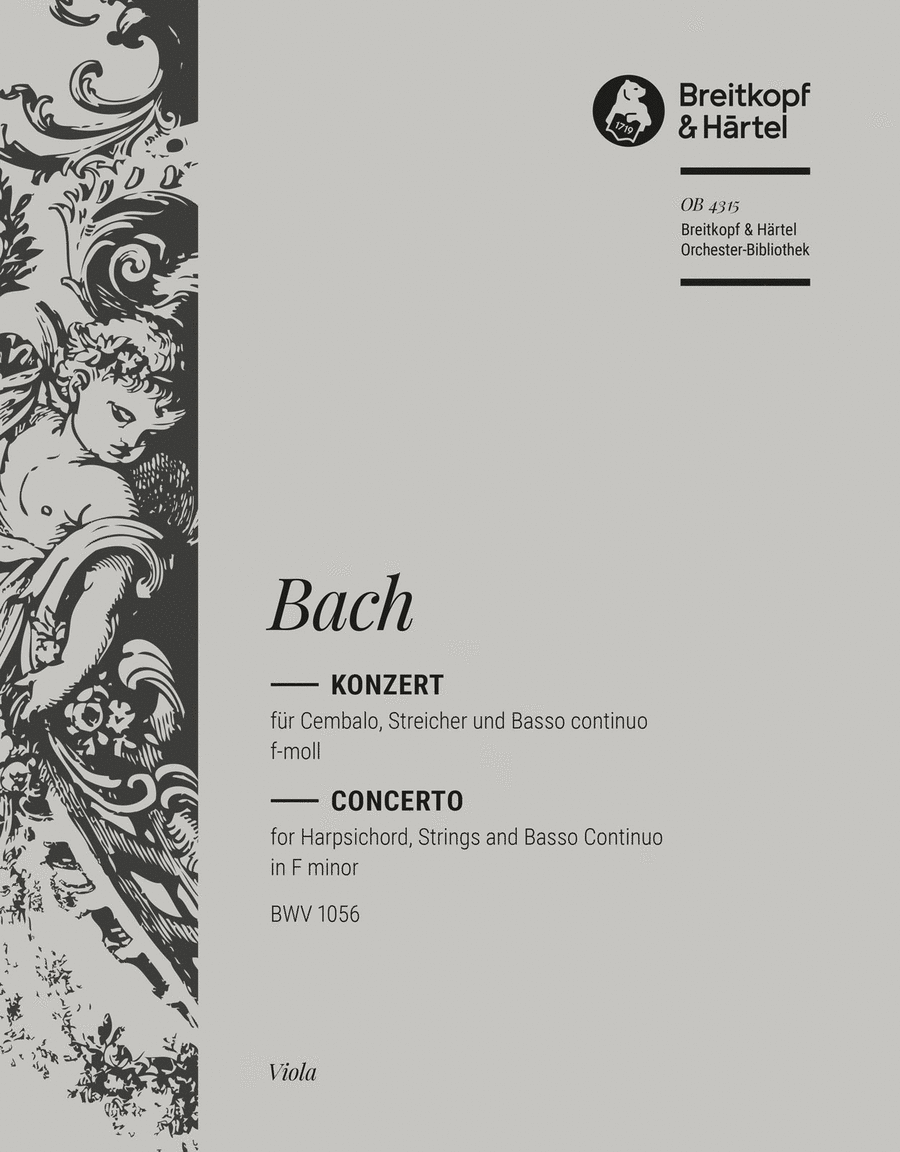Harpsichord Concerto in F minor BWV 1056